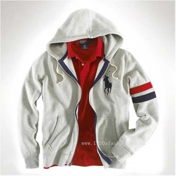 Polo Ralph Lauren Weathered Beacon Grey Full Zip(Free gifts ,Neutral ,Sell ​​well ,petal sleeve)